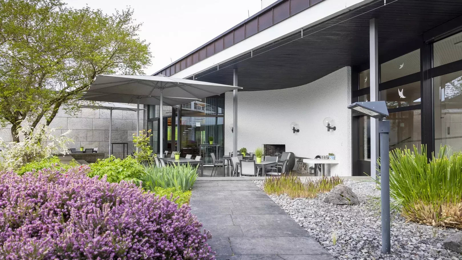 Terrasse und Garten von Haus Steinheim