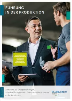 Qualifizierungsreihen für Meister und Vorarbeiter bei der Bildungswerk Akademie