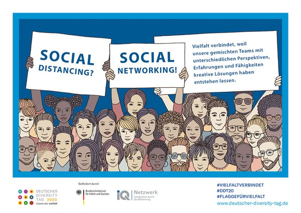 Wir zeigen Flagge für den 8. Deutschen Diversity-Tag!