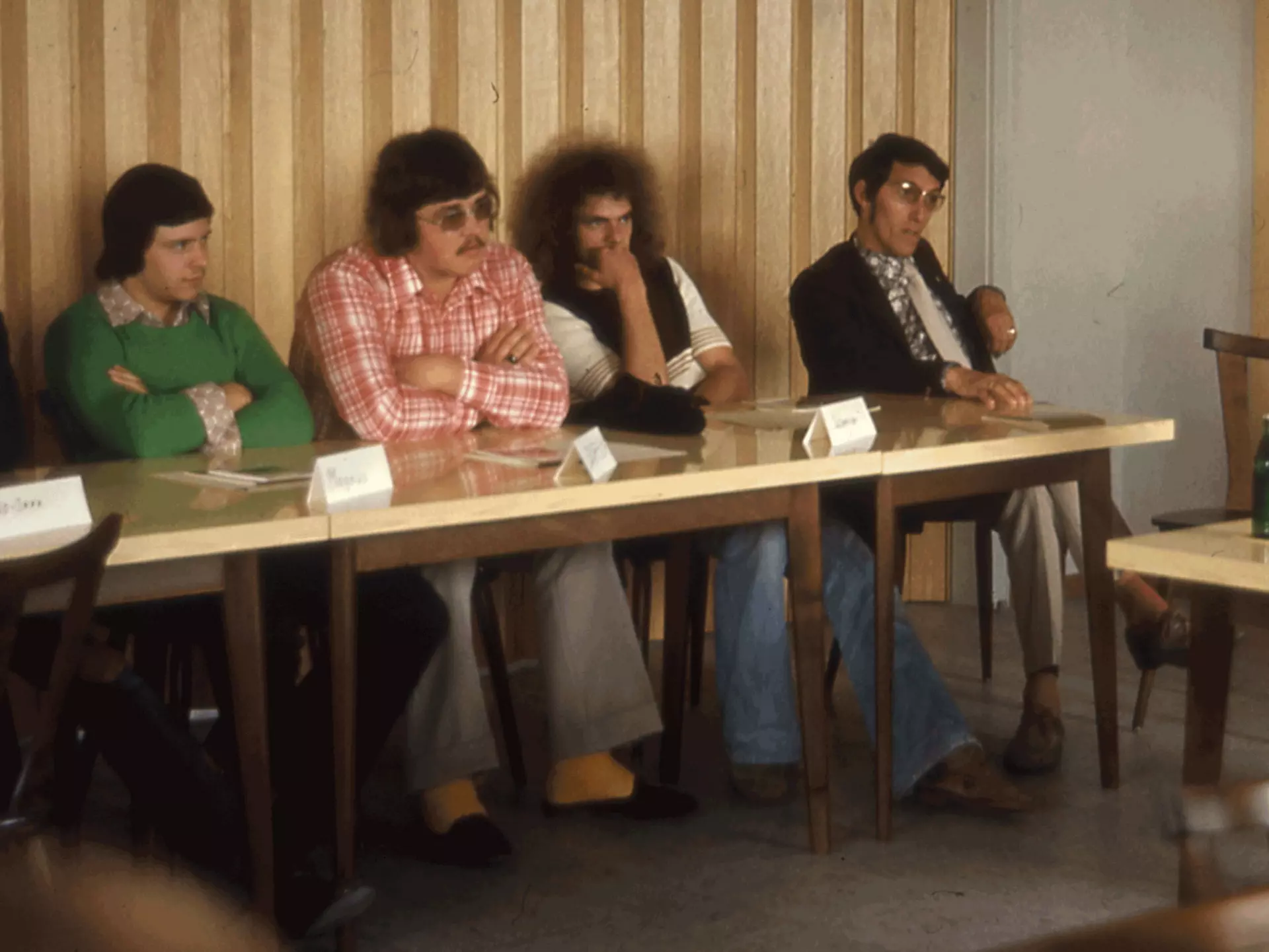 Seminarteilnehmer in den 70er Jahren