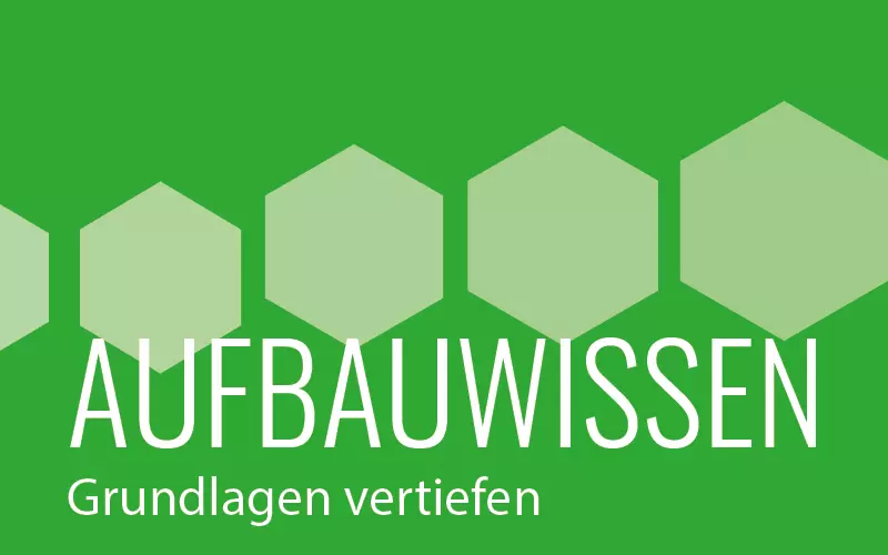 Aufbauwissen Grundlagen vertiefen